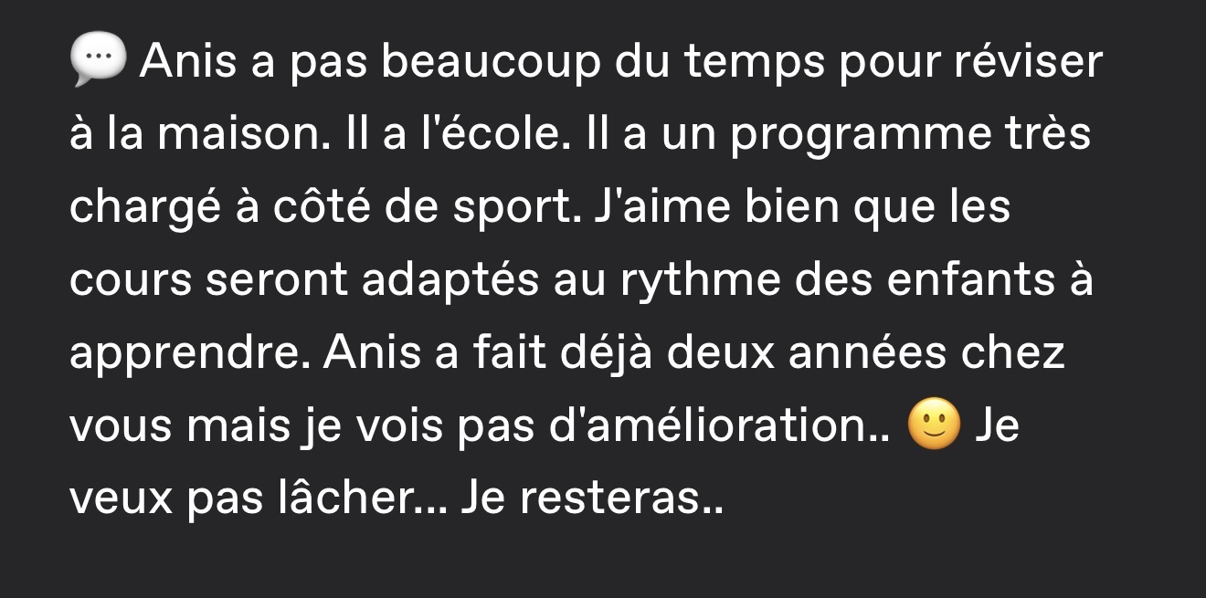 Témoignage de 
