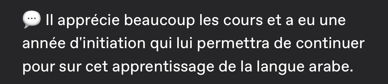 Témoignage de 